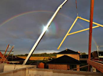 Auf der Baustelle